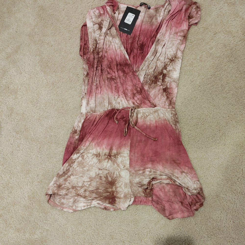 Tie dyed romper